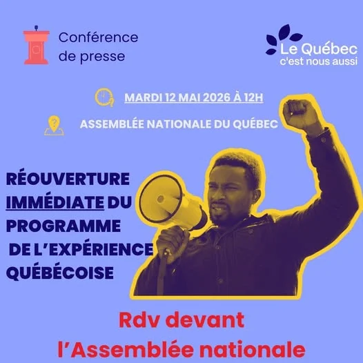 Conférence de presse devant l'assemblée nationale